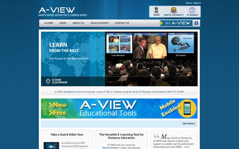 Video Conferencing Tool, A-VIEW - The Versatile E-Learning ...