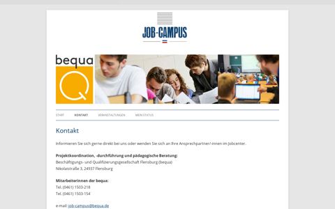 Kontakt - Job-Campus
