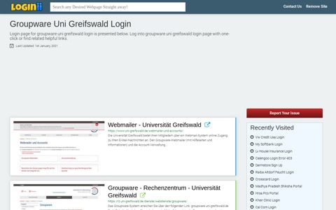 Groupware Uni Greifswald Login - Loginii.com