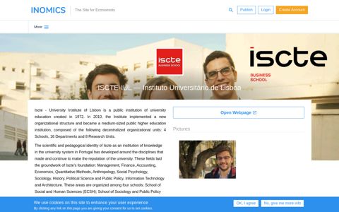ISCTE-IUL — Instituto Universitário de Lisboa | INOMICS