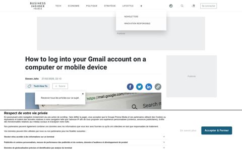 How to login to a Gmail account on desktop or mobile ...
