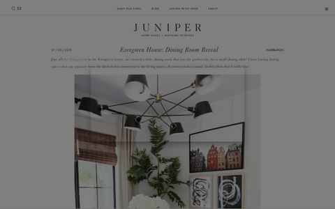 Evergreen House: Dining Room Reveal - Juniper Home