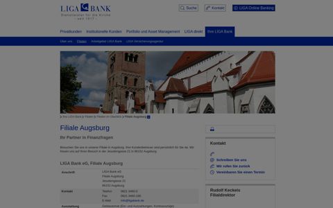 Filiale Augsburg - LIGA Bank eG