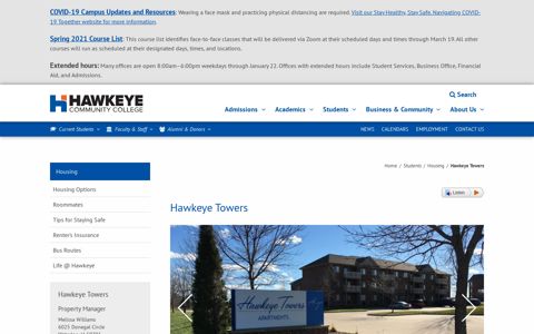 Hawkeye Towers - Hawkeye Community College