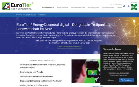 EuroTier digital: Funktionen - EuroTier 2021