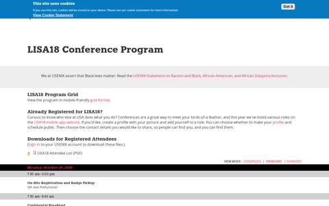 LISA18 Conference Program | USENIX