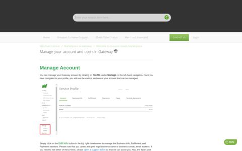 Manage your account and users in Gateway : Groupon Goods ...