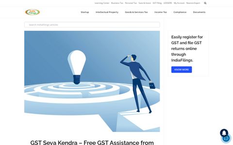 GST Seva Kendra - Free GST Assistance from Government ...