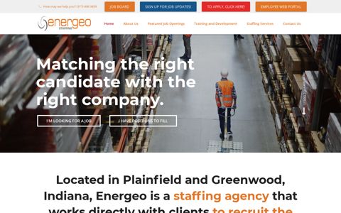 Energeo Staffing | Indianapolis Staffing Agency