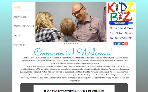 Kidz Biz Pediatrics in Festus and Farmington, MO