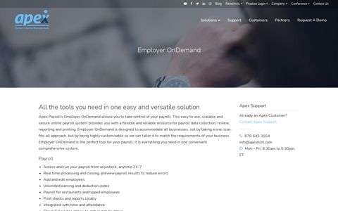 Employer OnDemand | Apex Human Capital Management
