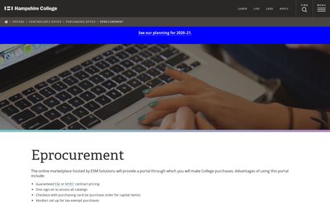 Eprocurement | www.hampshire.edu