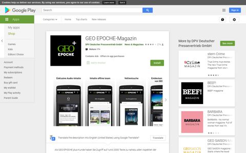 GEO EPOCHE-Magazin - Apps on Google Play