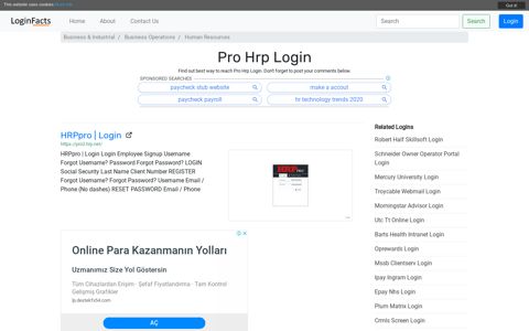 Pro Hrp - HRPpro | Login - LoginFacts