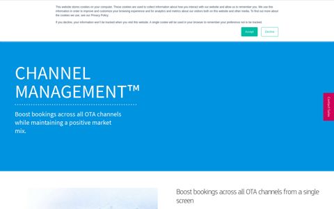 Channel Management | Manage Hotel Availability, Rates ...