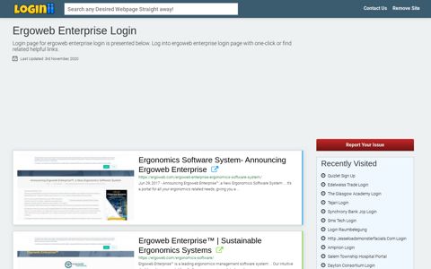 Ergoweb Enterprise Login - Loginii.com