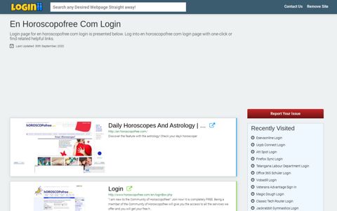 En Horoscopofree Com Login - Loginii.com