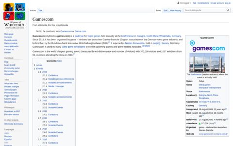 Gamescom - Wikipedia