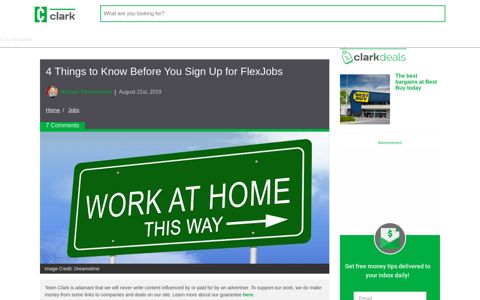 4 Things to Know Before You Sign Up for FlexJobs - Clark ...