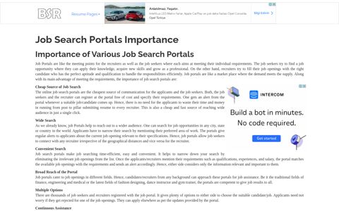 Importance of Job Portals in Job Searching