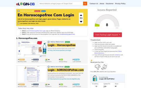 En Horoscopofree Com Login