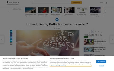 Hotmail, Live og Outlook - hvad er forskellen? - MSN.com