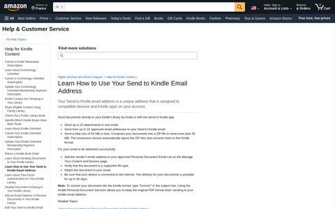 Learn How to Use Your Send to Kindle Email ... - Amazon.com