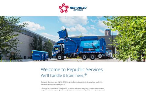 Login to Your Online Account | Republic Services