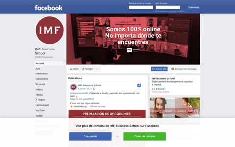 IMF Business School - Home | Facebook