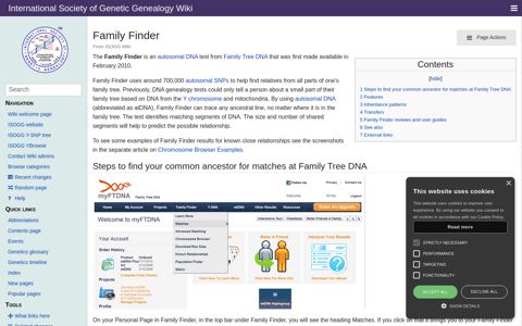 Family Finder - ISOGG Wiki