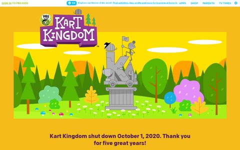 Kart Kingdom logo. - PBS Kids