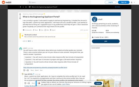 What is the Engineering Applicant Portal? : UofT - Reddit