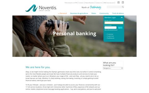 Personal banking - Noventis CU - Noventis Credit Union
