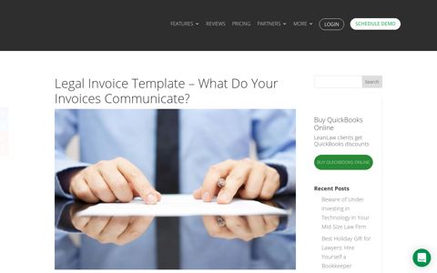 Legal Invoice Template - What Do Your Law Firm Invoices ...