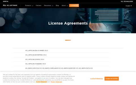 HCL License Agreements