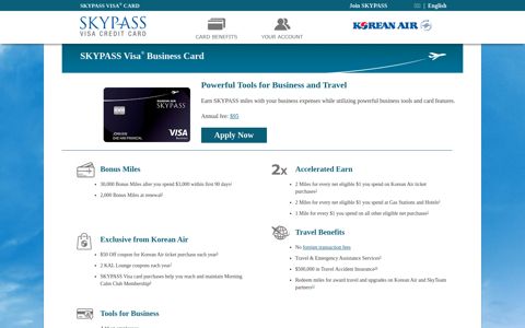 SKYPASS Visa Business Credit Card - Turn your business ...