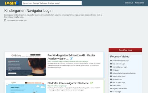 Kindergarten Navigator Login | Accedi Kindergarten Navigator