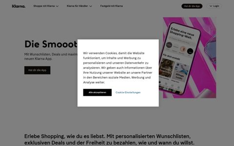 Die Klarna Shopping App | Klarna Deutschland
