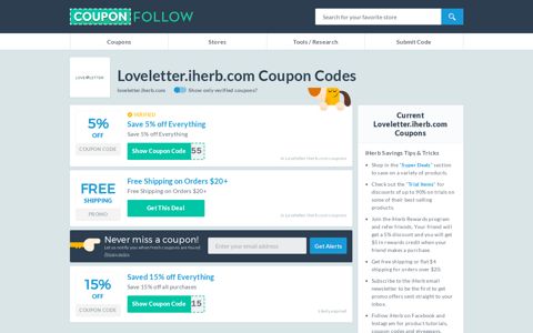 Loveletter.iherb.com Coupon Codes 2020 (15% discount ...