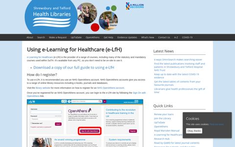 Using e-Learning for Healthcare (e-LfH) – Shrewsbury and ...