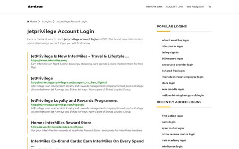 Jetprivilege Account Login ❤️ One Click Access - iLoveLogin