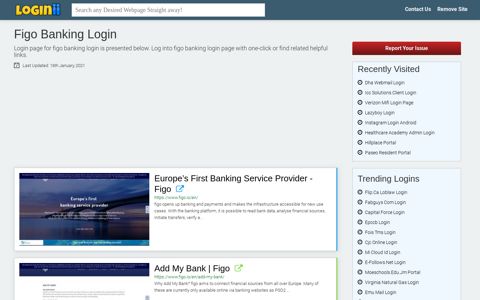 Figo Banking Login - Loginii.com