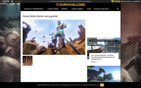 Conan Exiles Server von g-portal - Survivalcore - Dein News ...