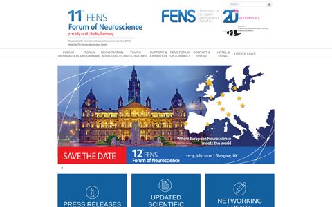 11th FENS Forum of Neuroscience, Berlin 2018