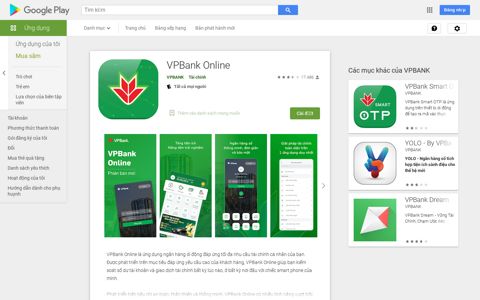 VPBank Online - Ứng dụng trên Google Play