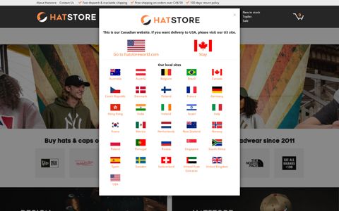 Hatstorecanada.com: Hats & caps - GIGANTIC selection online
