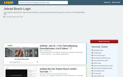 Jobrad Bosch Login - Loginii.com