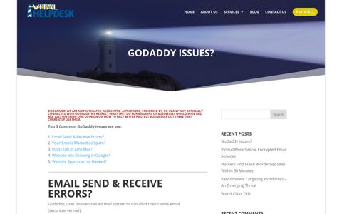 Godaddy Email Problems? 5 Common Email Issues You ...