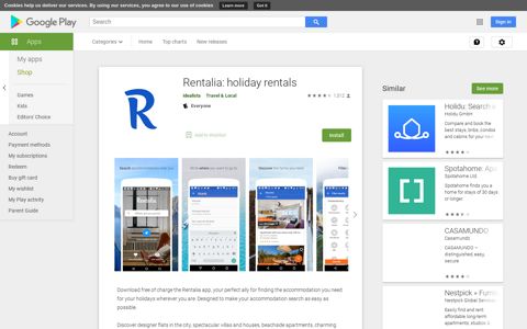 Rentalia: holiday rentals - Apps on Google Play