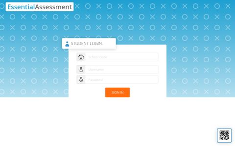 Student Login - Essential Assessment
